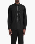 Comme Des Garcons Shirt Studded Button Up Black