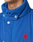 Ice-Cream Jacket Dropped Cone Puffer Blue