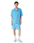 Casablanca Shirt Velour Stripe Blue