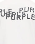 Purple T-Shirt Wavelenght Logo White