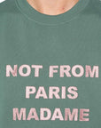 Drole De Monsieur Sweater Slogan Dark Green