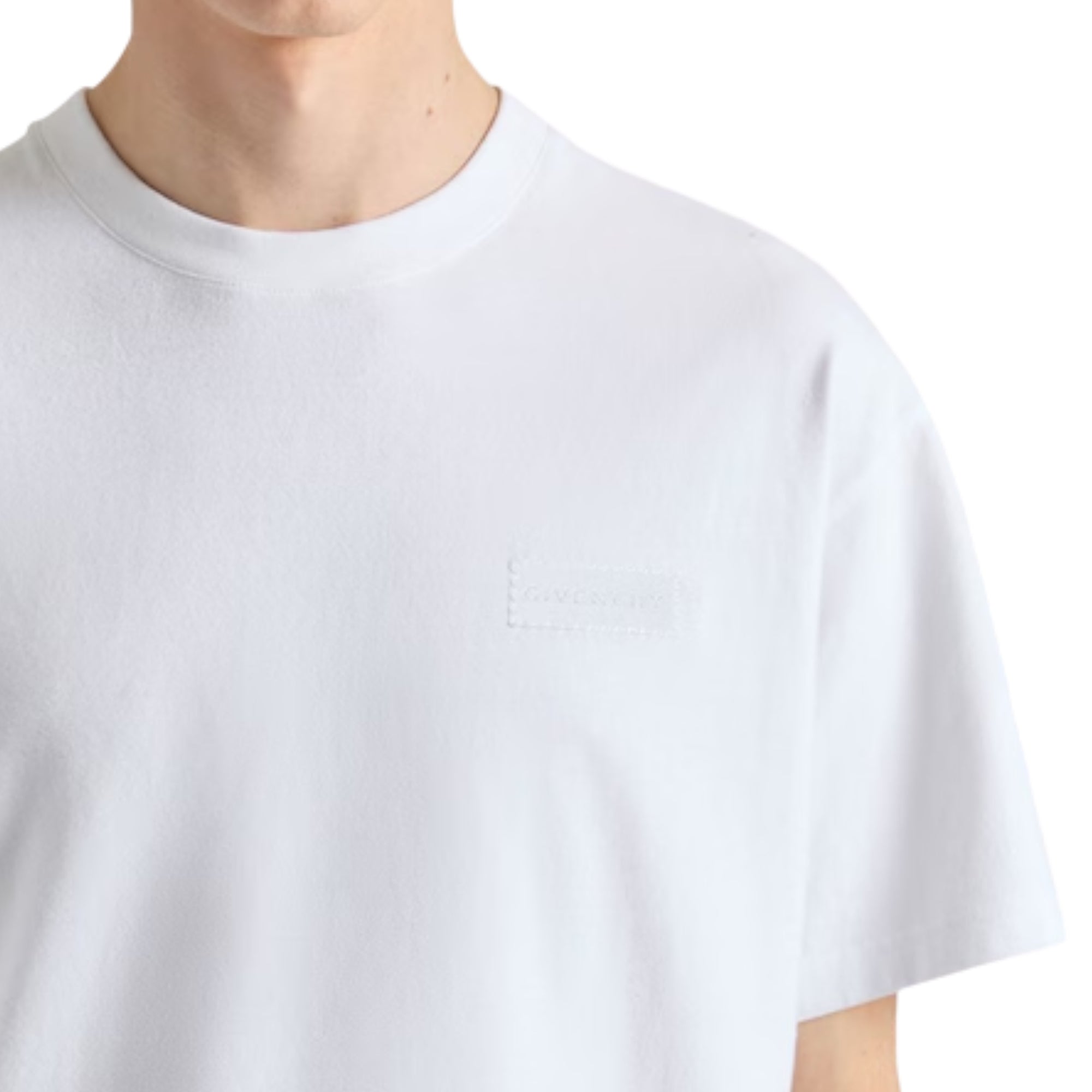 Givenchy T-Shirt Logo White-AL Capone Premium