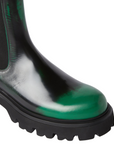 Msgm Boots Ladies Commando Elastic Black-Green-AL Capone Premium