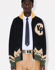 Kenzo Cardigan Logo Black-Green-AL Capone Premium