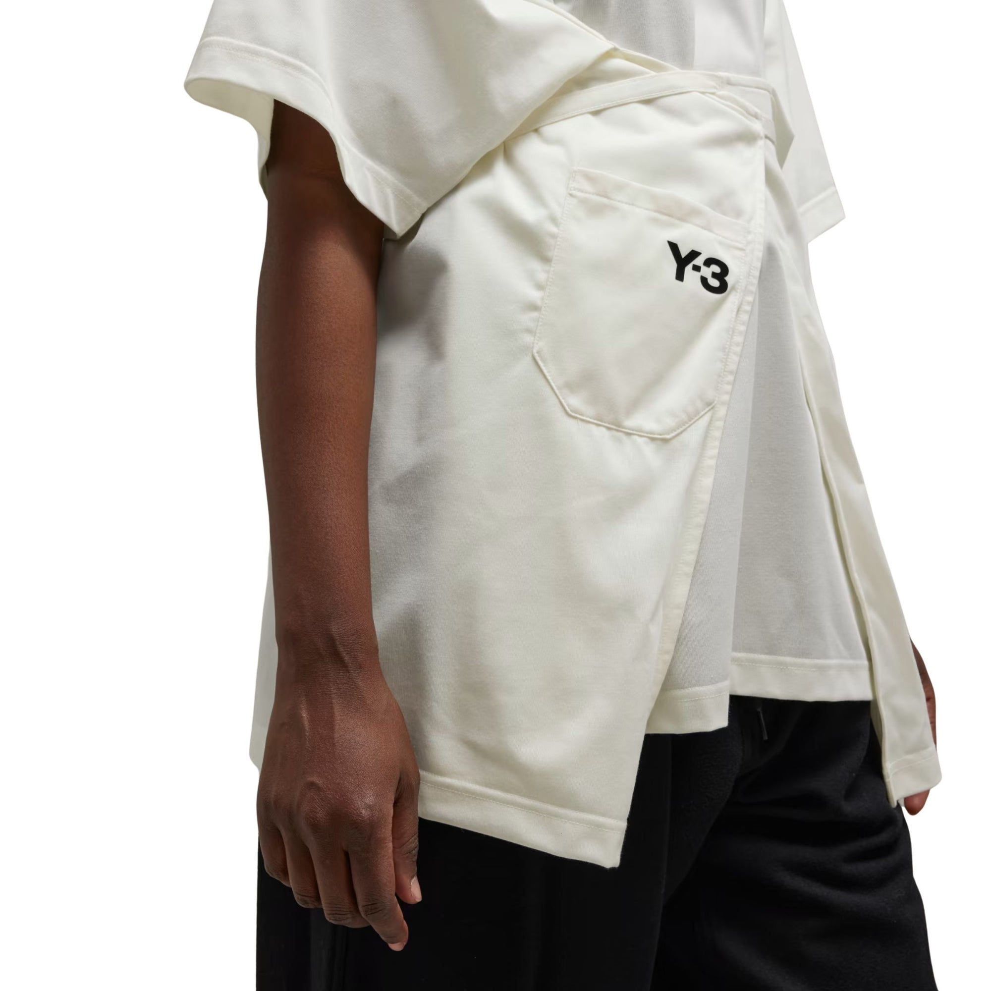 Y-3 Ladies T-Shirt Closure White-AL Capone Premium