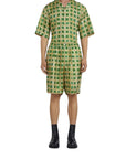 Marni Shorts Check Fields Green-Beige-AL Capone Premium