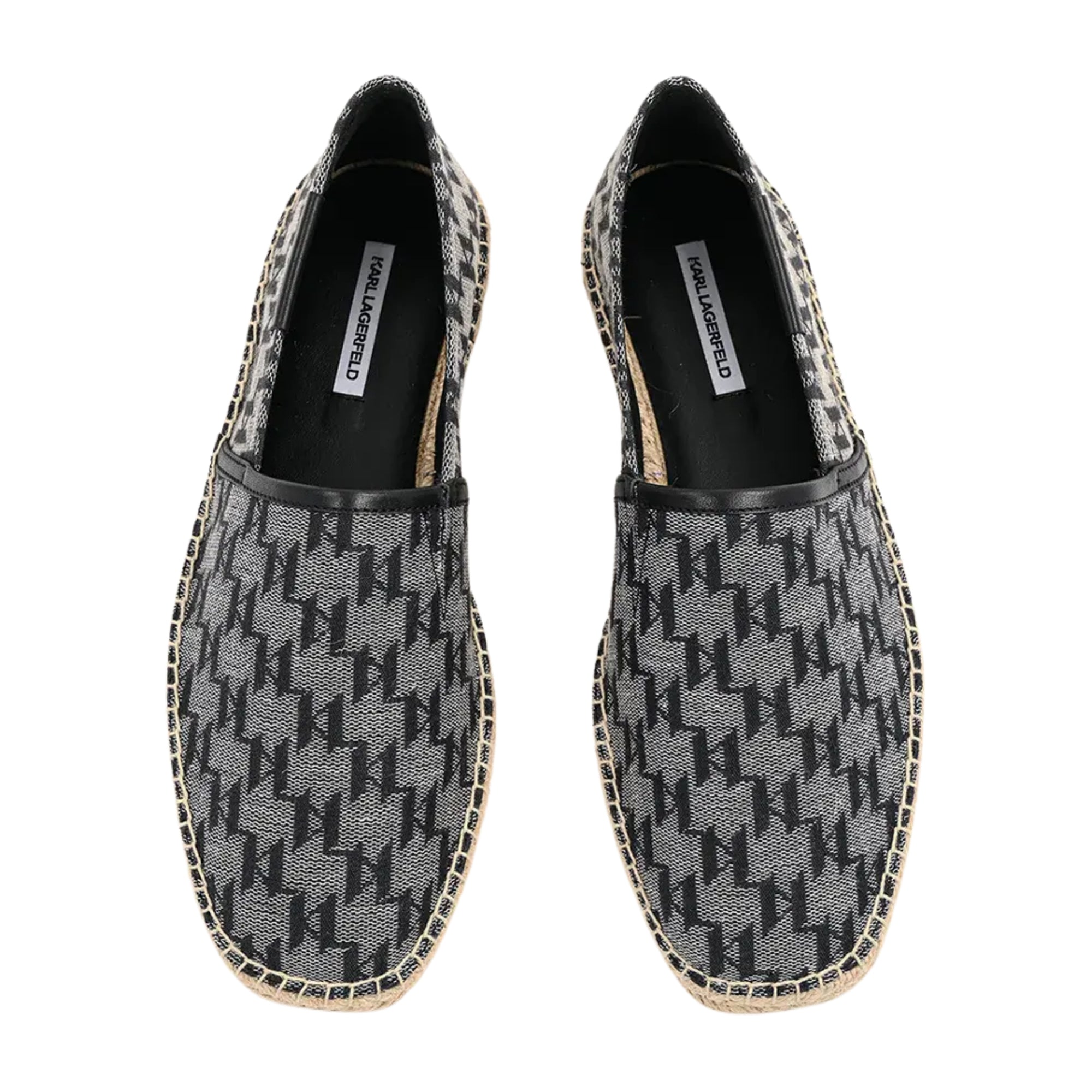 Karl Lagerfeld Slip On Kamino Ii Monogram Black-Grey-AL Capone Premium