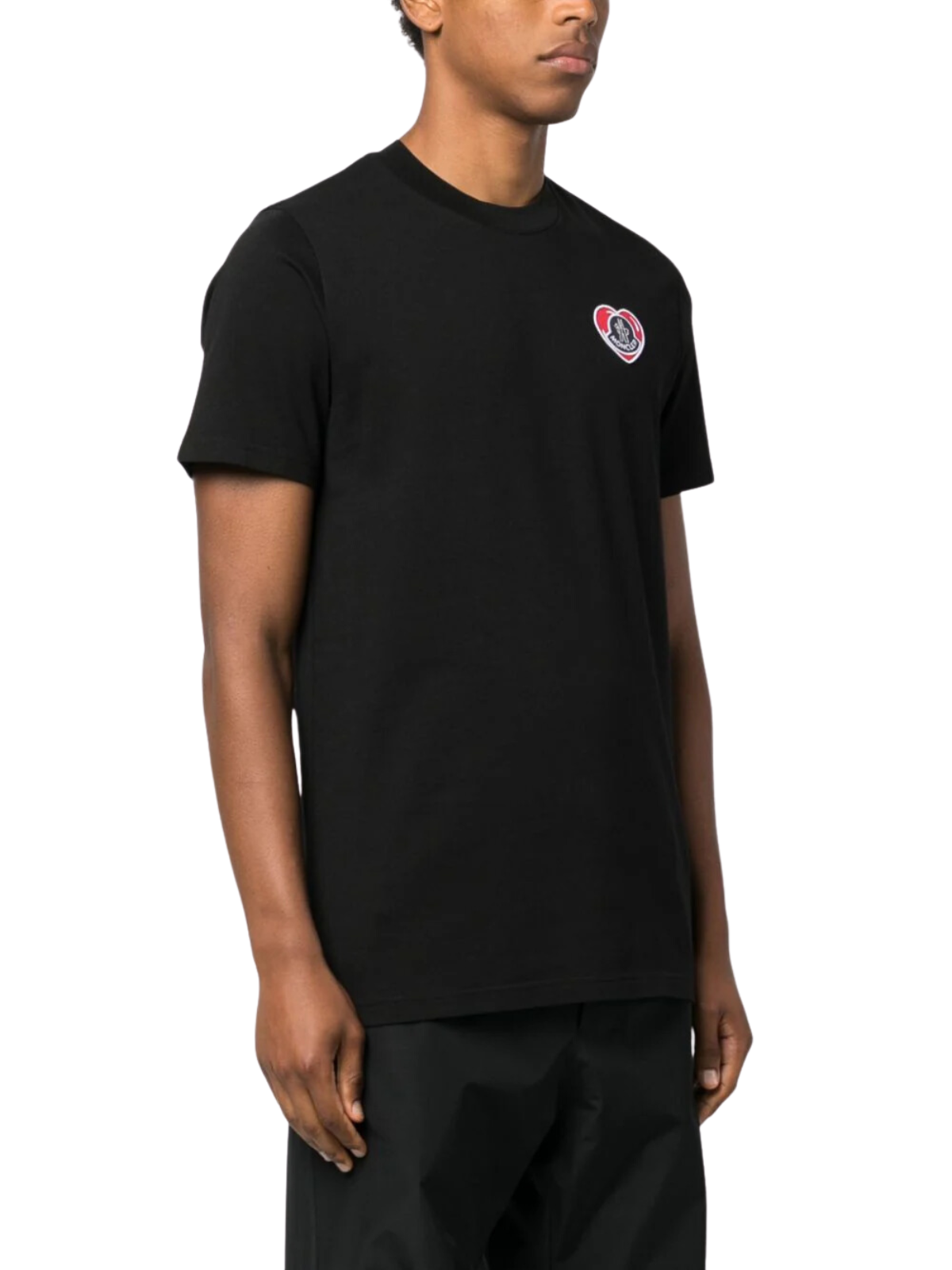 Moncler T-Shirt Logo Black - AL Capone Premium