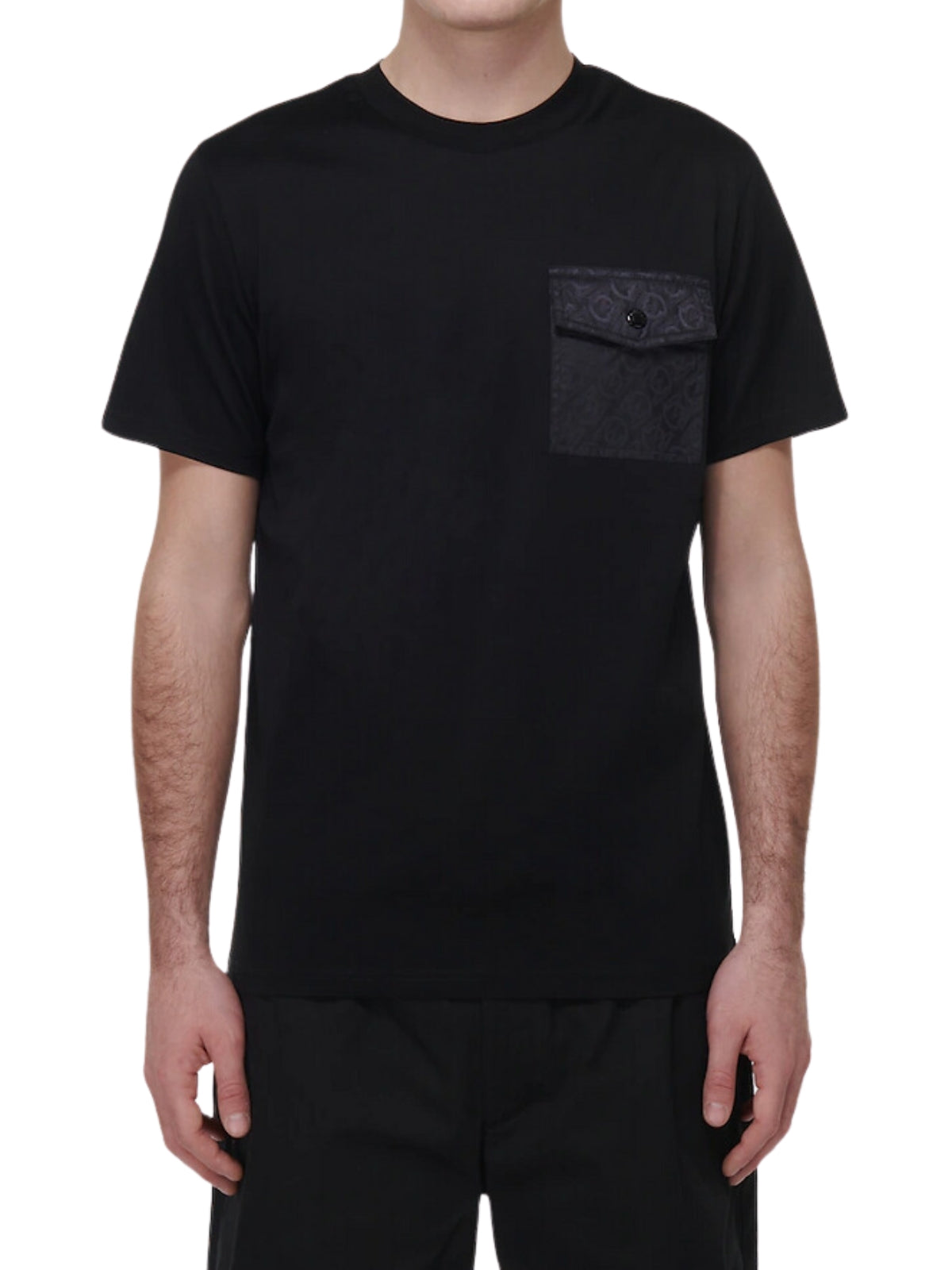 MONCLERモンクレール 2024AW BLACK Shirt with Pocket袖ポケット シャツ【40】【LSHA78381】 MONCLERモンクレール 2024AW BLACK Shirt with Pocket袖ポケット