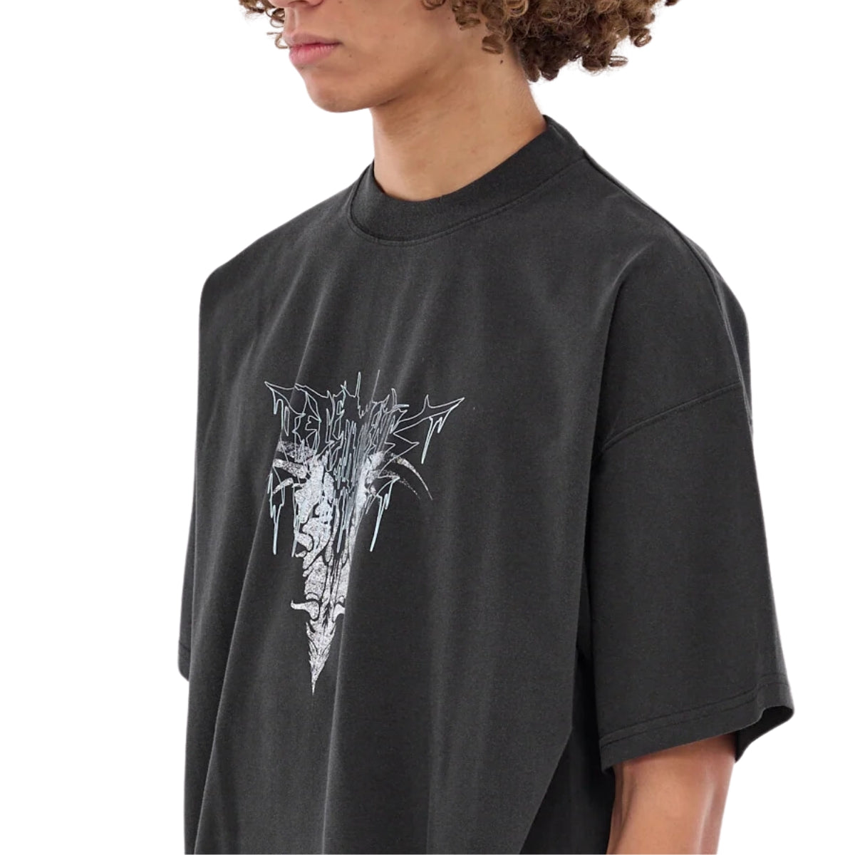 Vetements T-Shirt Bone V Regular Black-AL Capone Premium
