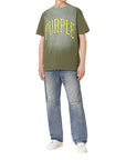 Purple T-Shirt Heavy Jersey Green-AL Capone Premium