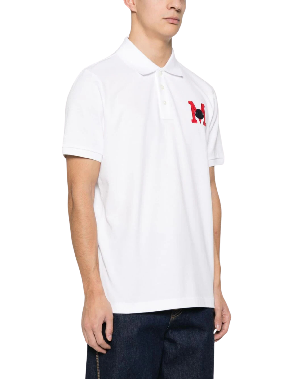 Moncler Golfer Logo White-AL Capone Premium