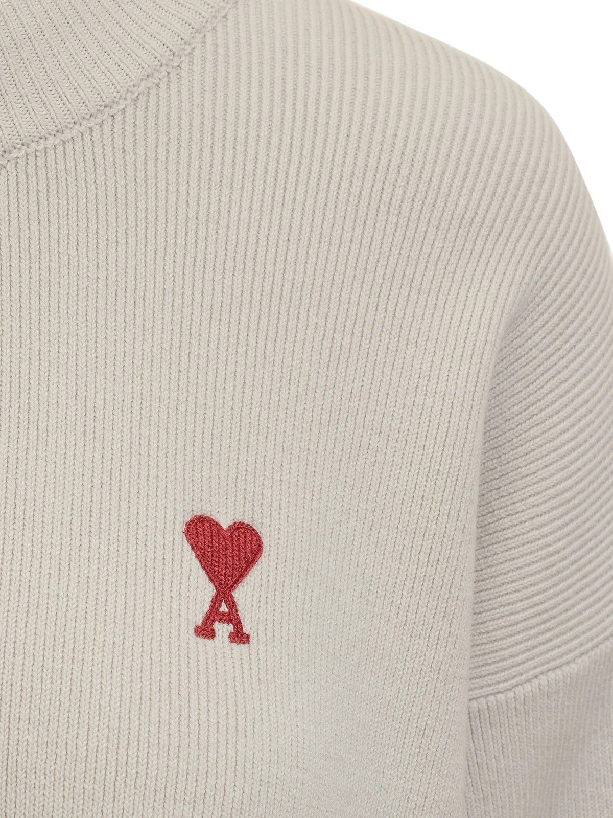 Ami Sweater Logo Chalk-AL Capone Premium