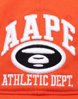 Aape Cap Athletic Dept Logo Orange-AL Capone Premium