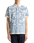 Etro Golfer Allover Print Blue-White