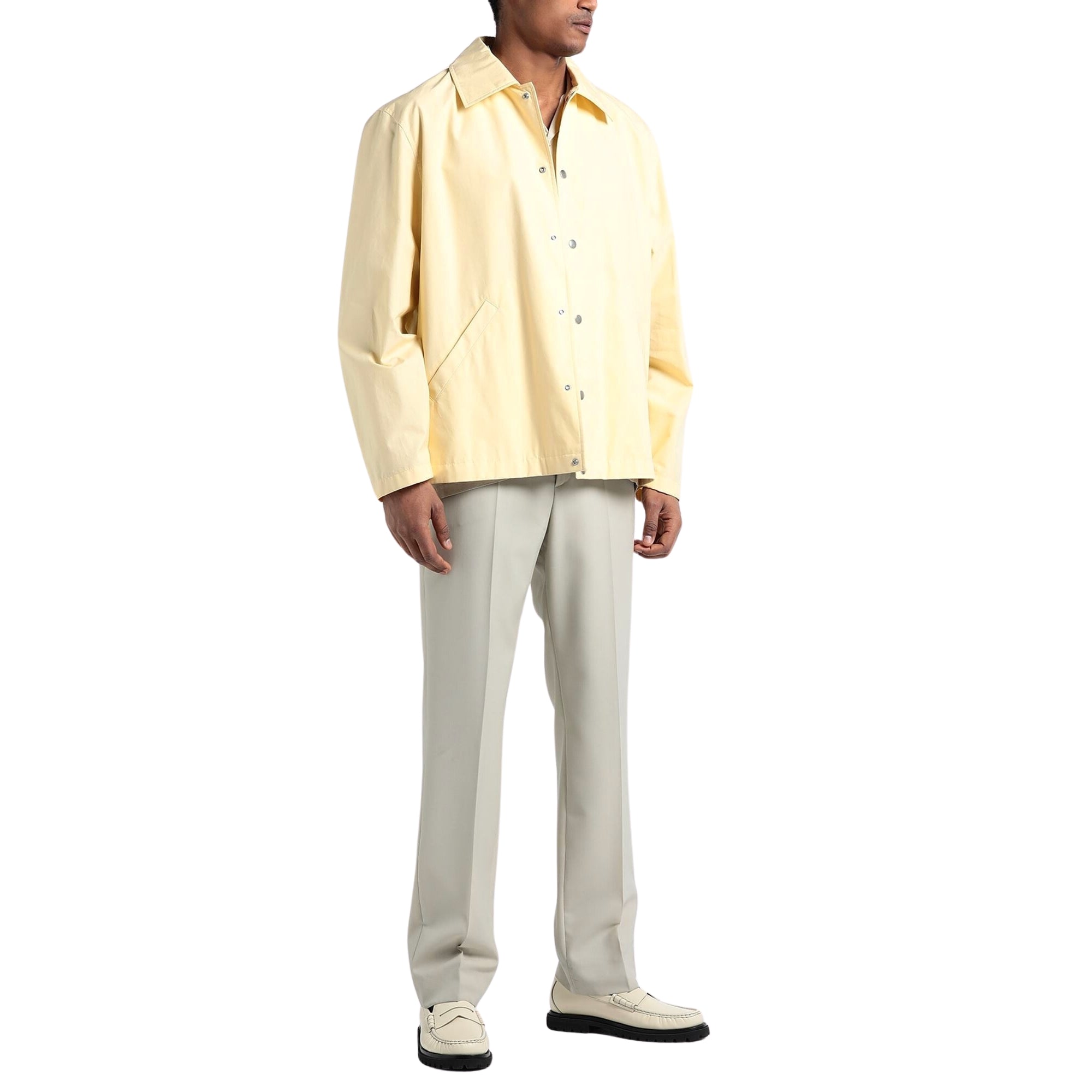 Jil Sander Jacket Button Down Cream-AL Capone Premium