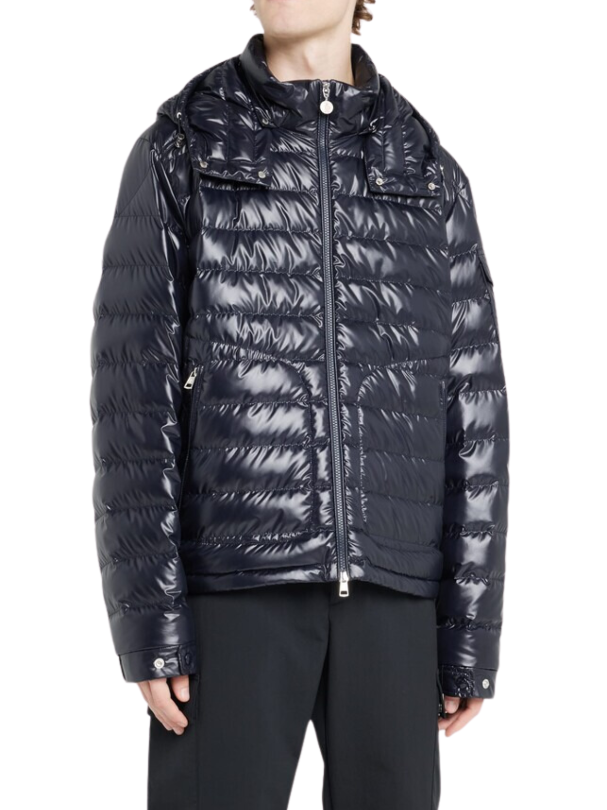破格！MONCLER Moncler Jacket Logo Black – AL Capone Premium トップス