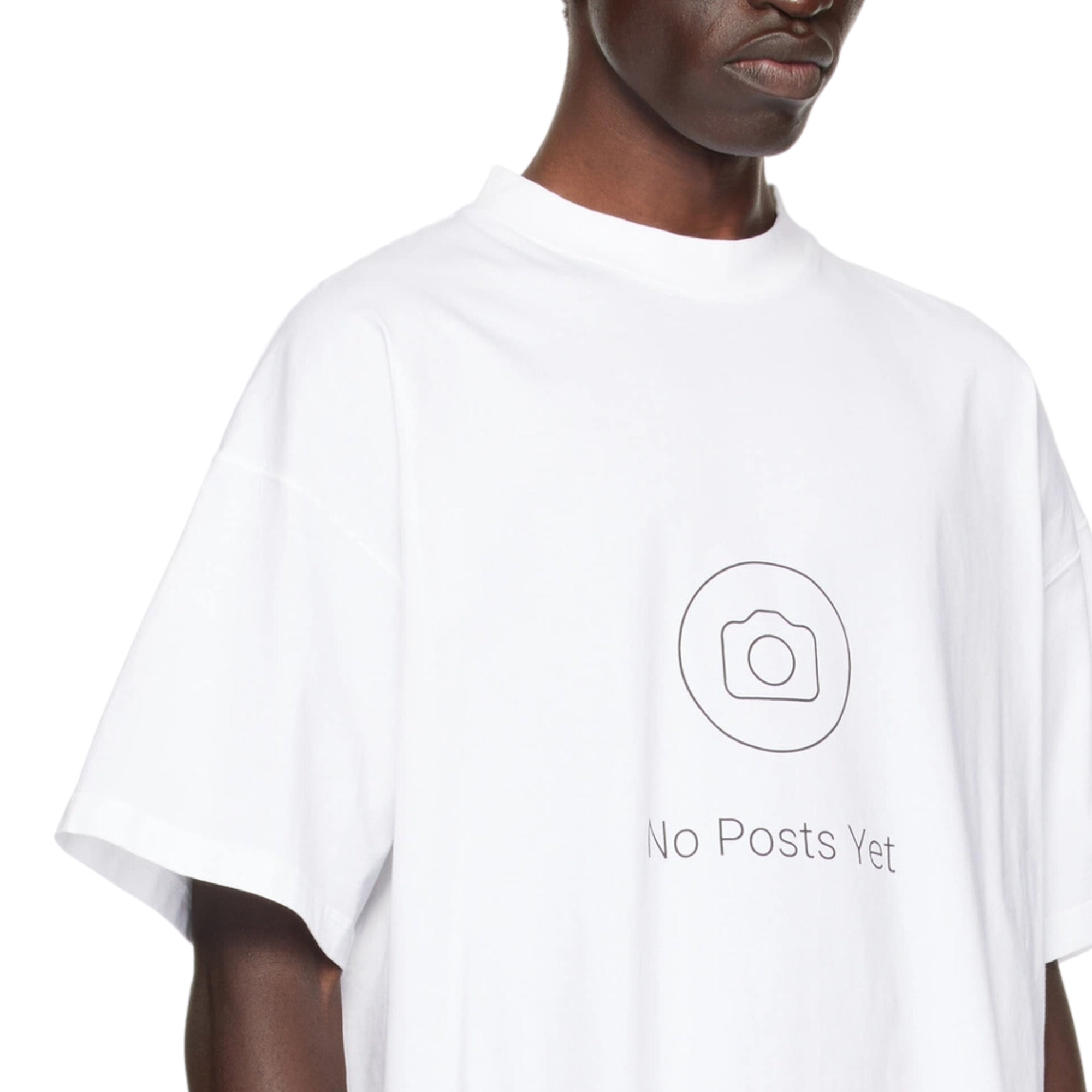 Vetements T-Shirt No Posts Regular White-AL Capone Premium