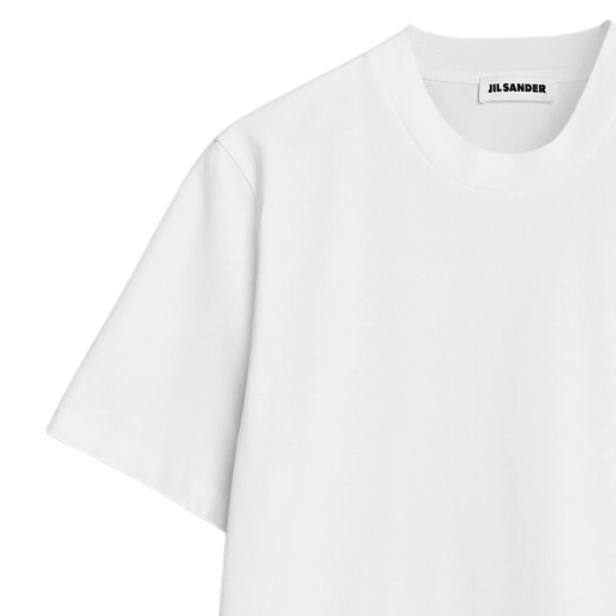 Jil Sander T-Shirt Logo White-AL Capone Premium