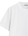 Jil Sander T-Shirt Logo White-AL Capone Premium