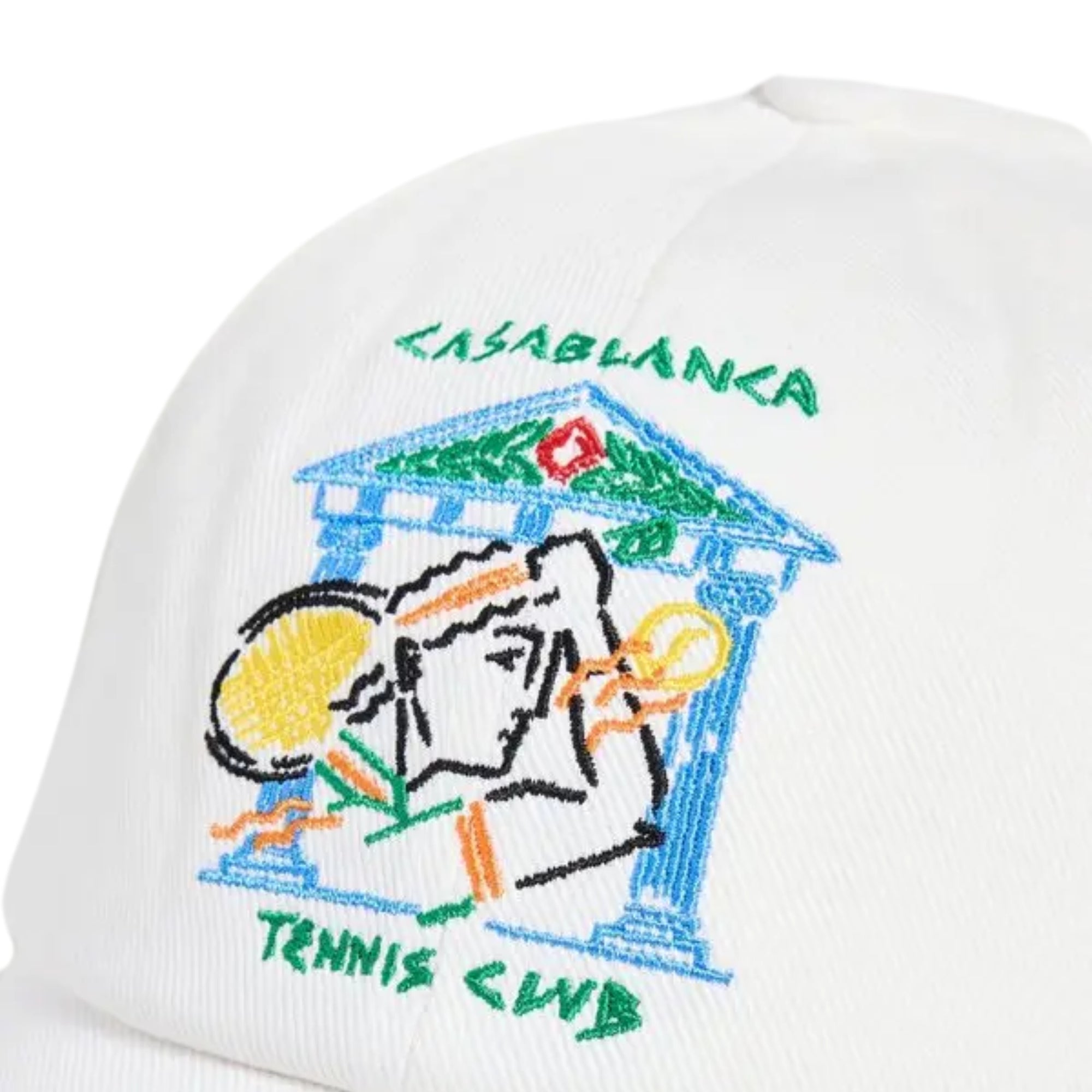 Casablanca Cap Crayon Temple Tennis Club White-AL Capone Premium