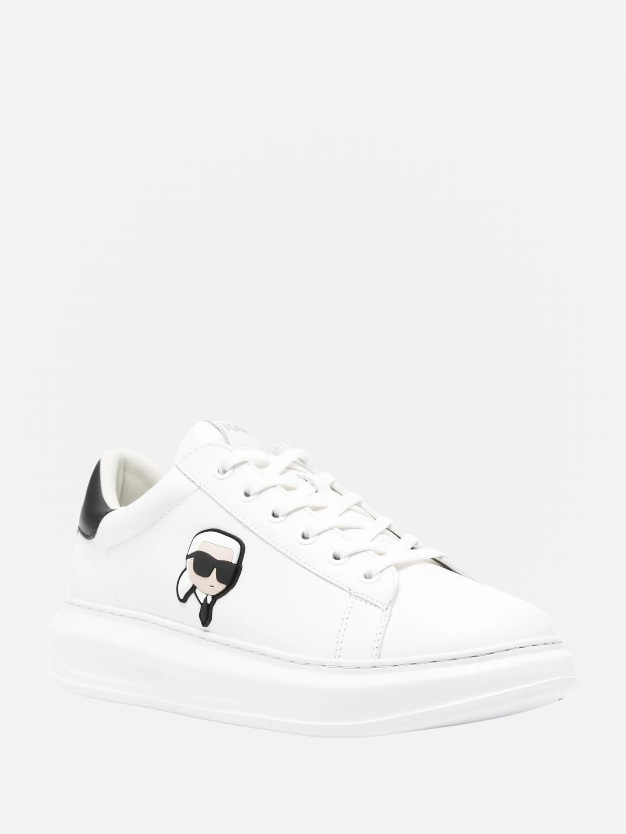 Karl Lagerfeld KL472 Sneaker Kapri Mens Karl NFT Lo Lace White Leather-AL Capone Premium