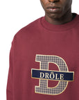 Drole De Monsieur Sweater Logo Maroon-AL Capone Premium