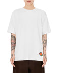 Kenzo T-Shirt Corner Flower White