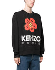 Kenzo Sweater Bold Flower Logo Black-AL Capone Premium