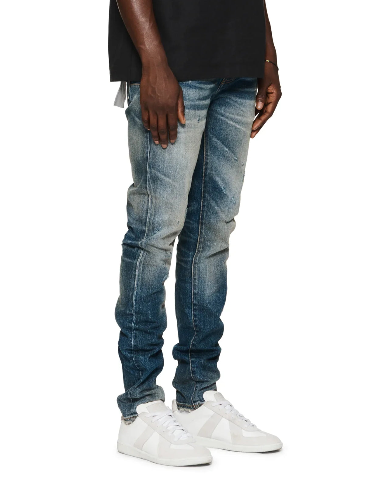 Purple Jeans Dirty Patina Dark Indigo-AL Capone Premium