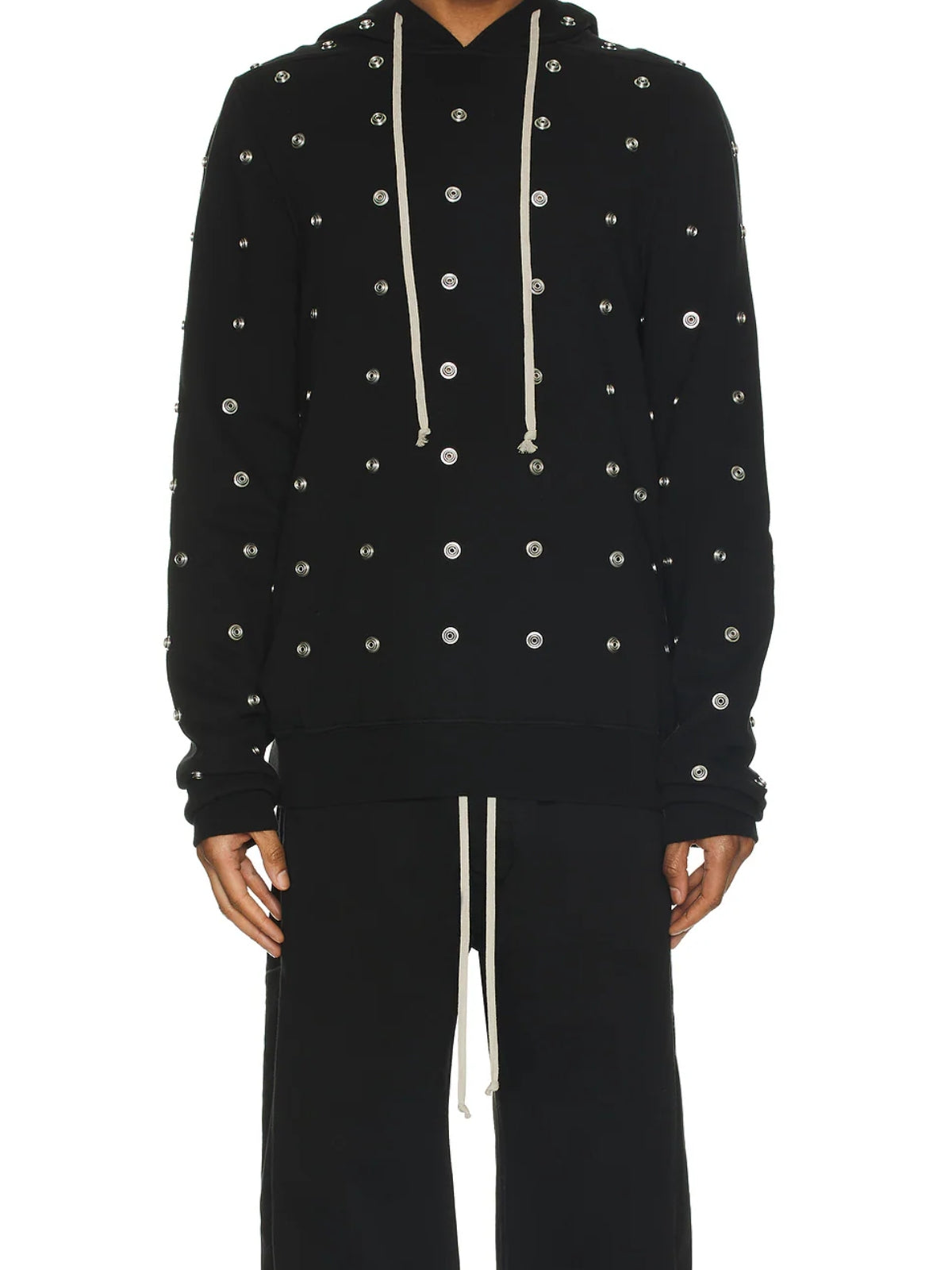 Rick Owens Sweater Meal Stud Black-AL Capone Premium