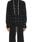 Rick Owens Sweater Meal Stud Black-AL Capone Premium