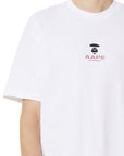 Aape T-Shirt Moonface Logo White-AL Capone Premium