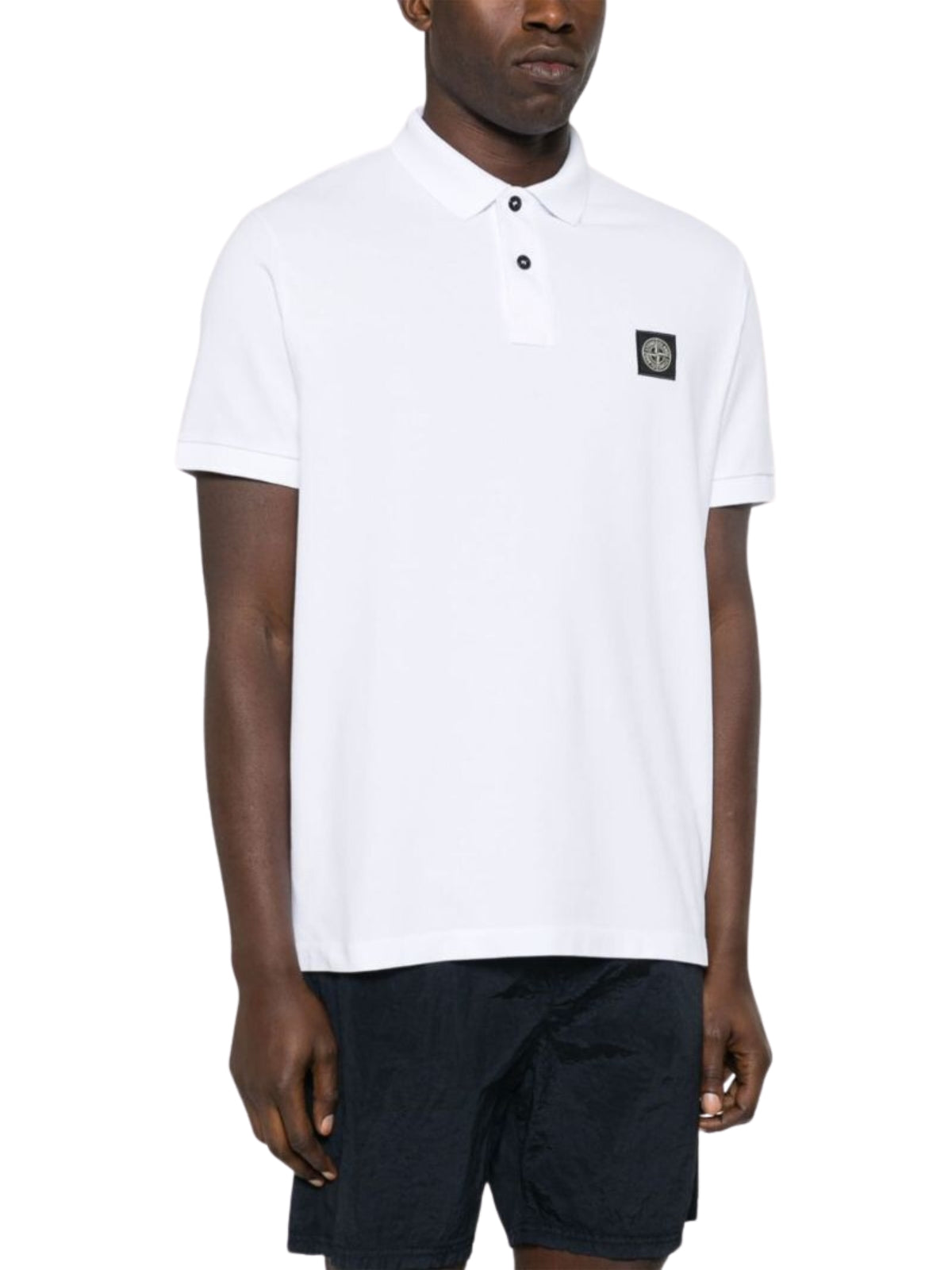 Stone Island Golfer Logo White-AL Capone Premium