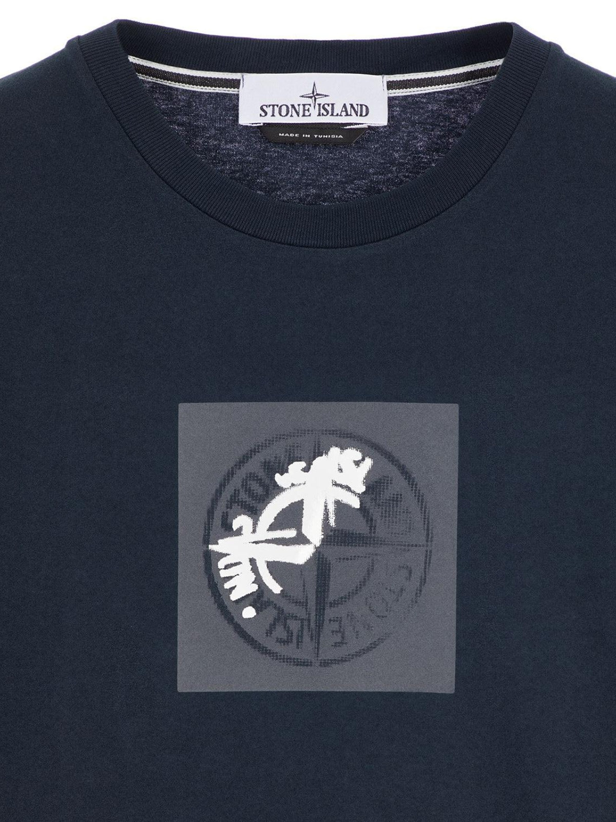 Stone Island T-Shirt Logo Black-AL Capone Premium