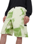 Y-3 Shorts Fleece Off-White-Green-AL Capone Premium