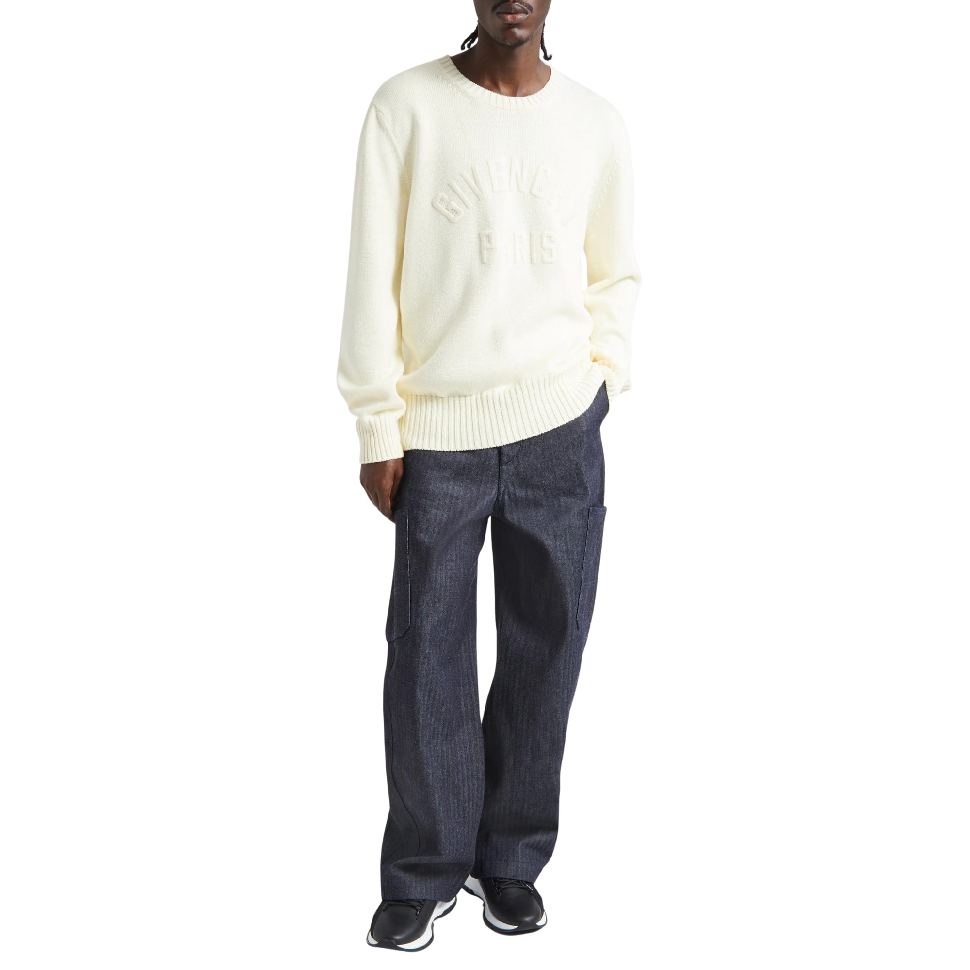 Givenchy Sweater Logo Ecru-AL Capone Premium