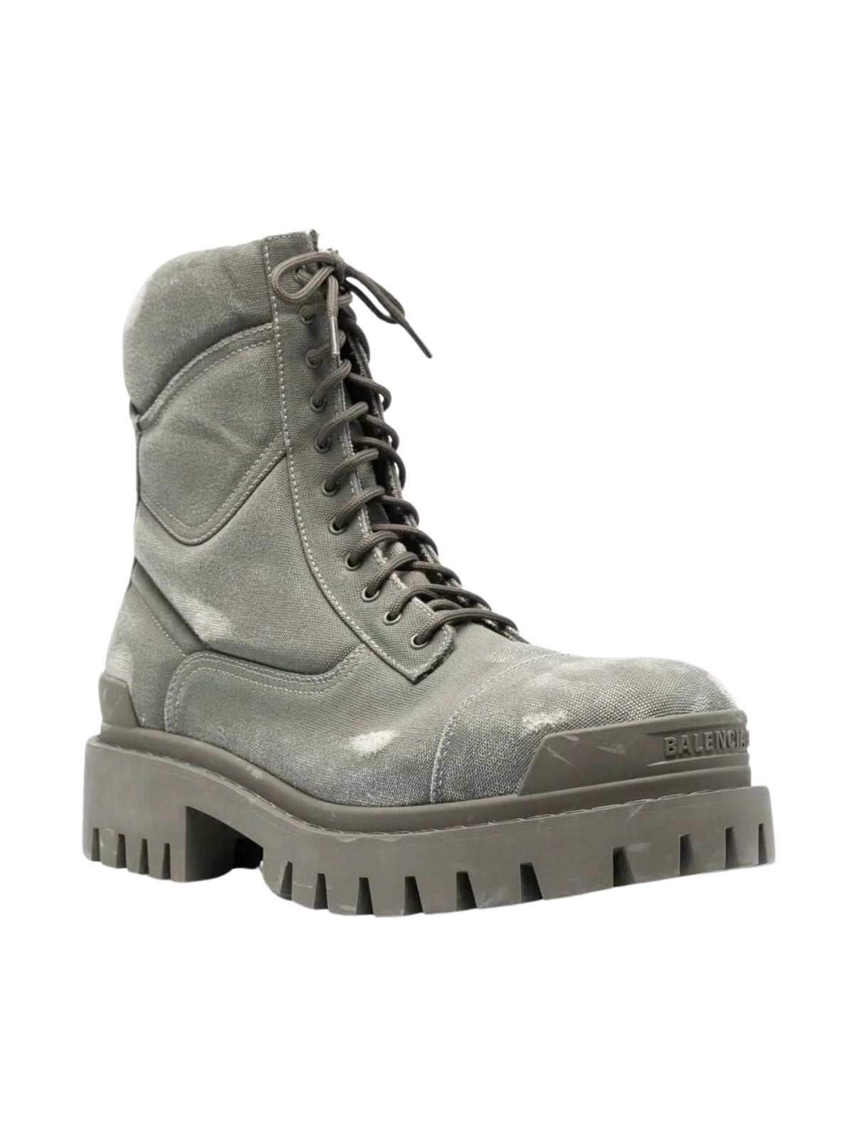 Balenciaga Boot Commander Green