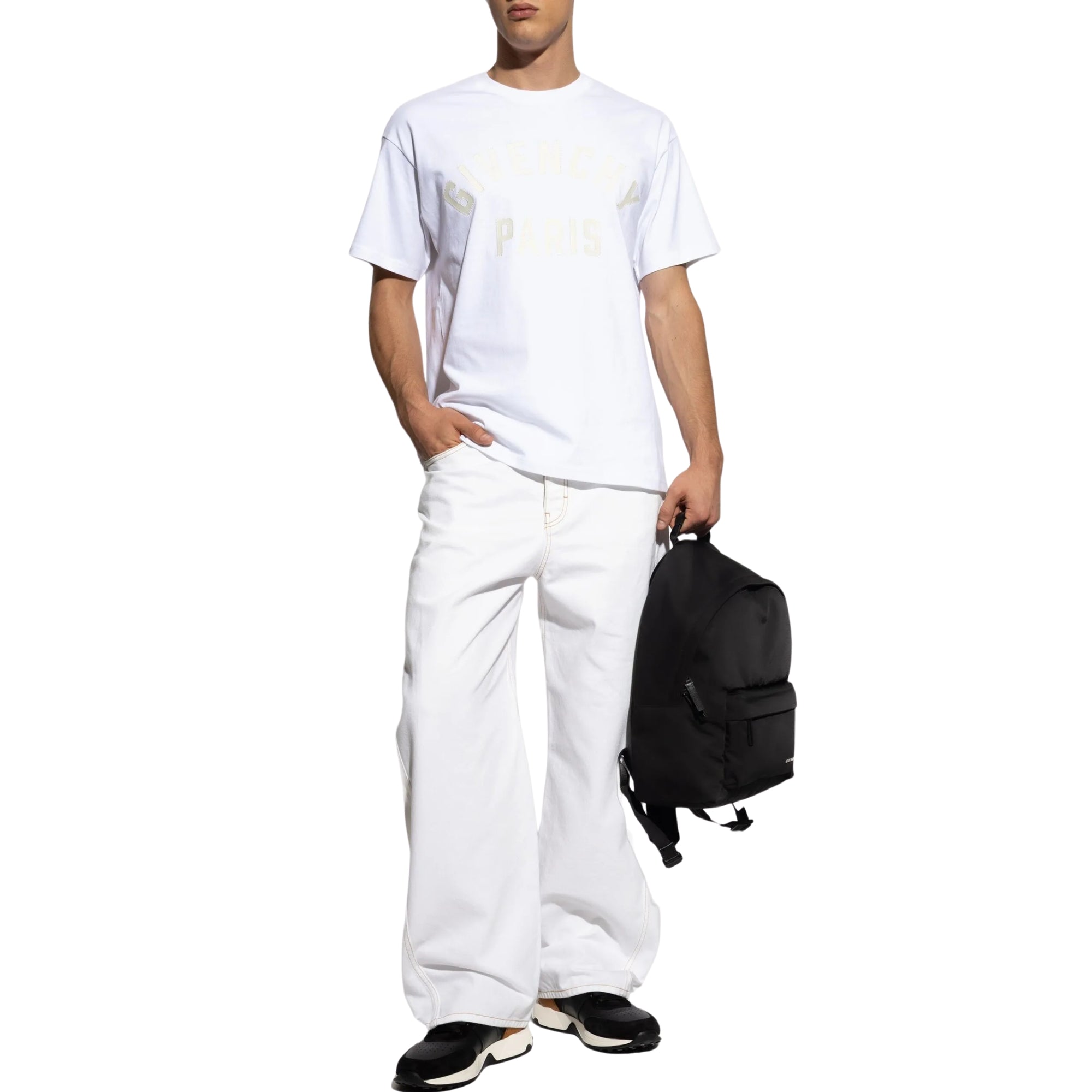 Givenchy T-Shirt Logo White-AL Capone Premium