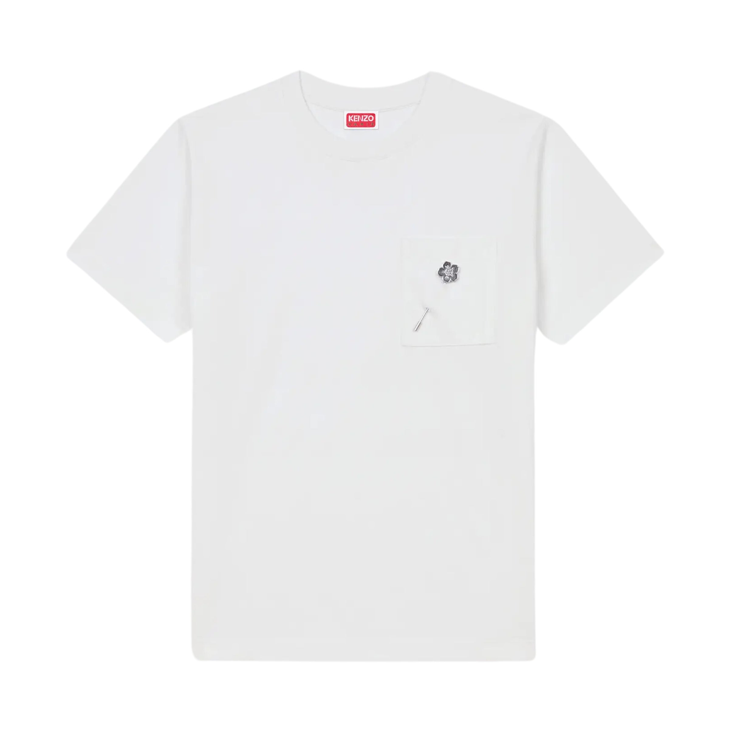 Kenzo T-Shirt Ladies Boke Flower On Pocket White – AL Capone Premium