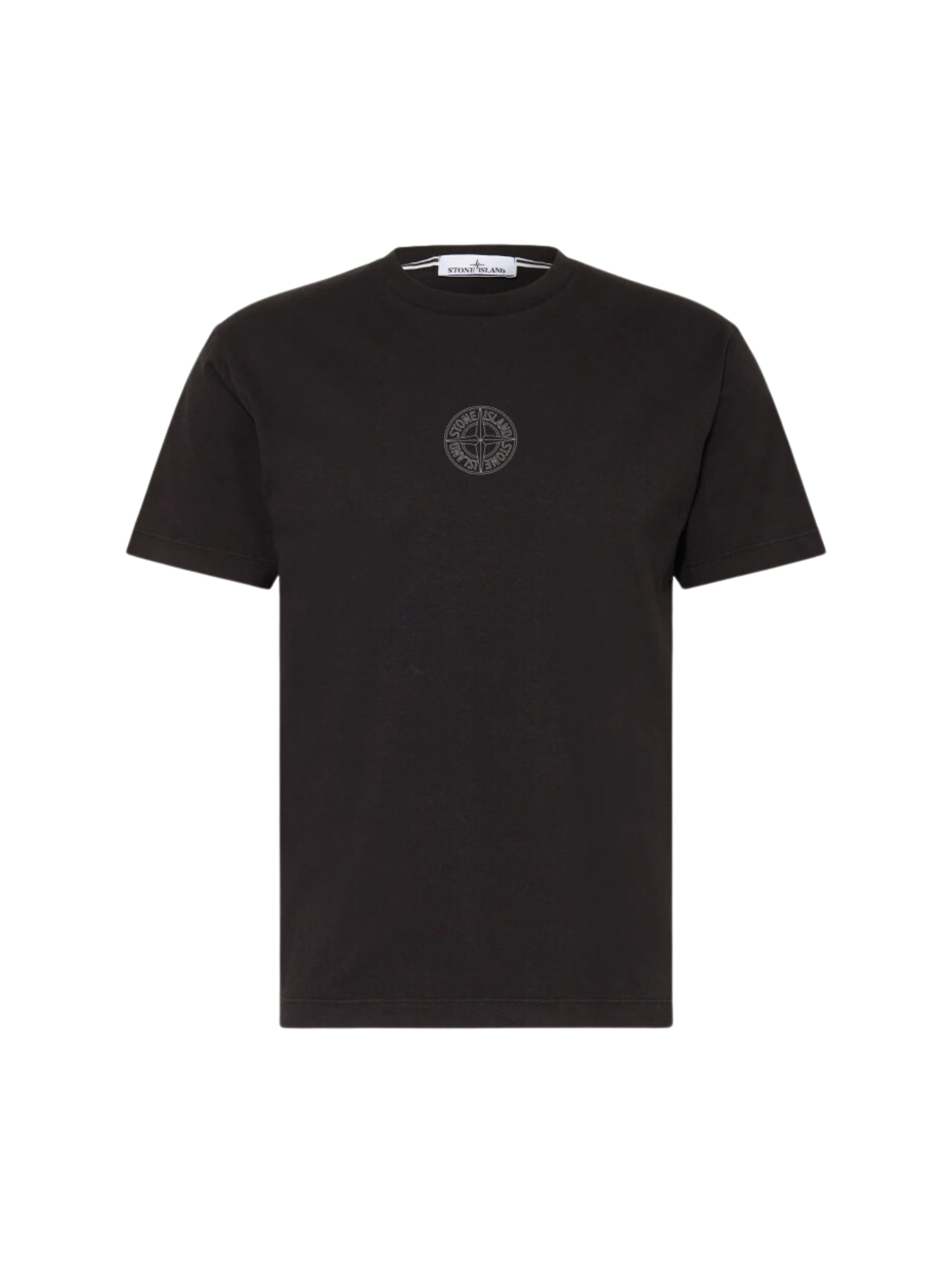 Stone Island T-Shirt Logo Black-AL Capone Premium