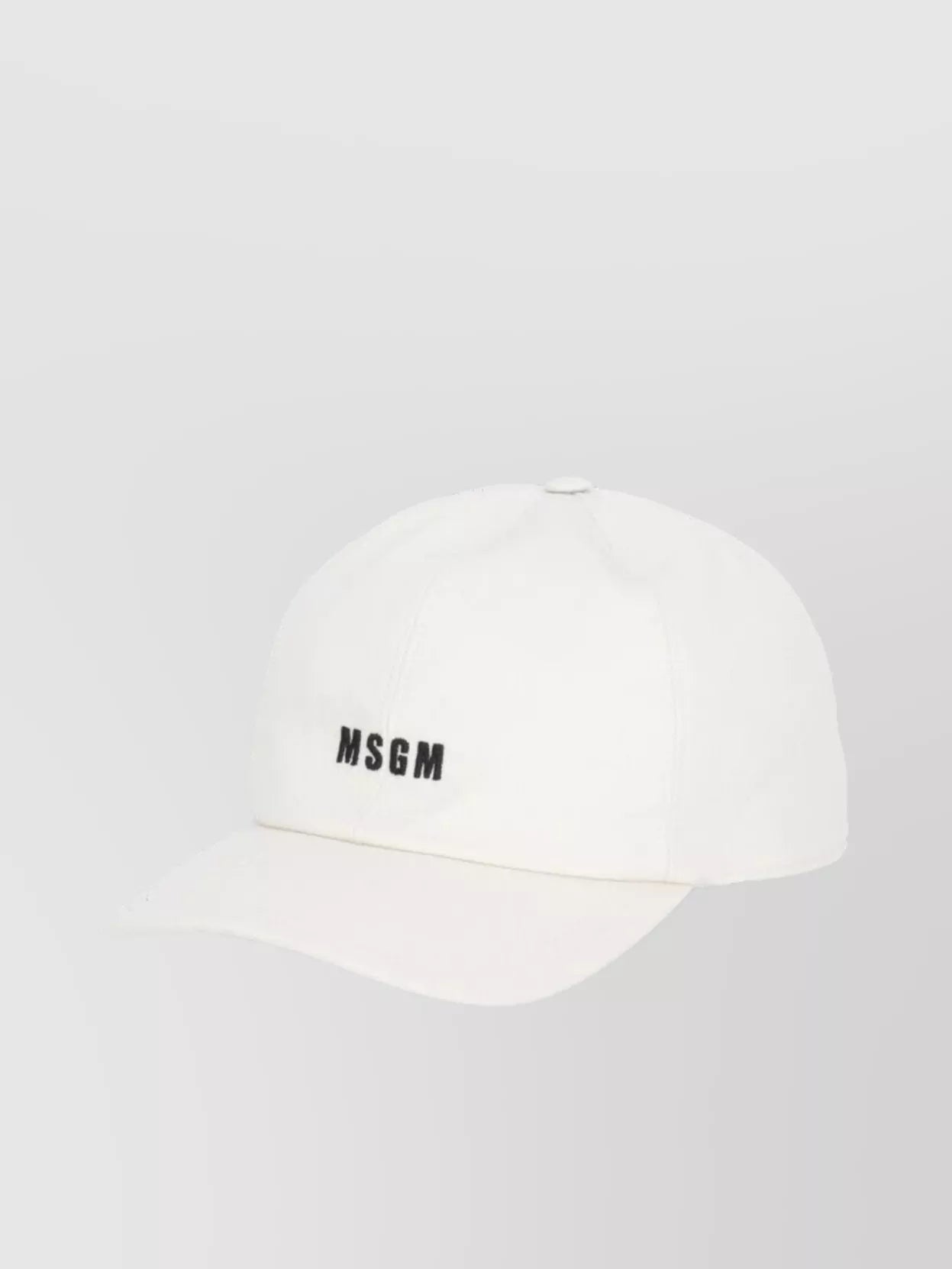 Msgm Cap Embroidered Logo Black-White-AL Capone Premium