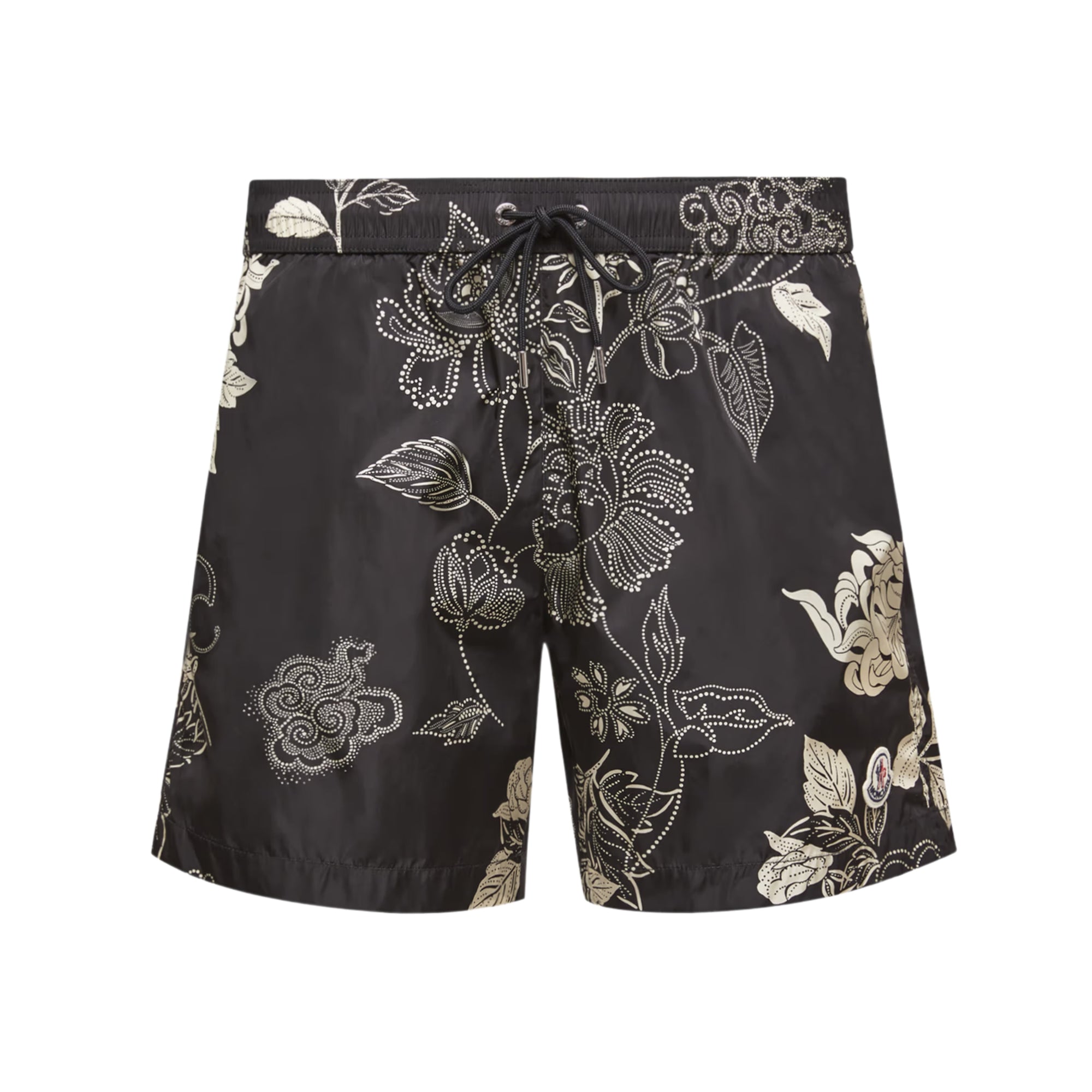 Moncler Shorts Floral Black-AL Capone Premium