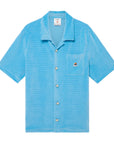 Casablanca Shirt Velour Stripe Blue