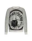 Stone Island Sweater Logo Grey-AL Capone Premium