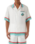 Casablanca Shirt Casa Way World Series White-Lue-Red-AL Capone Premium