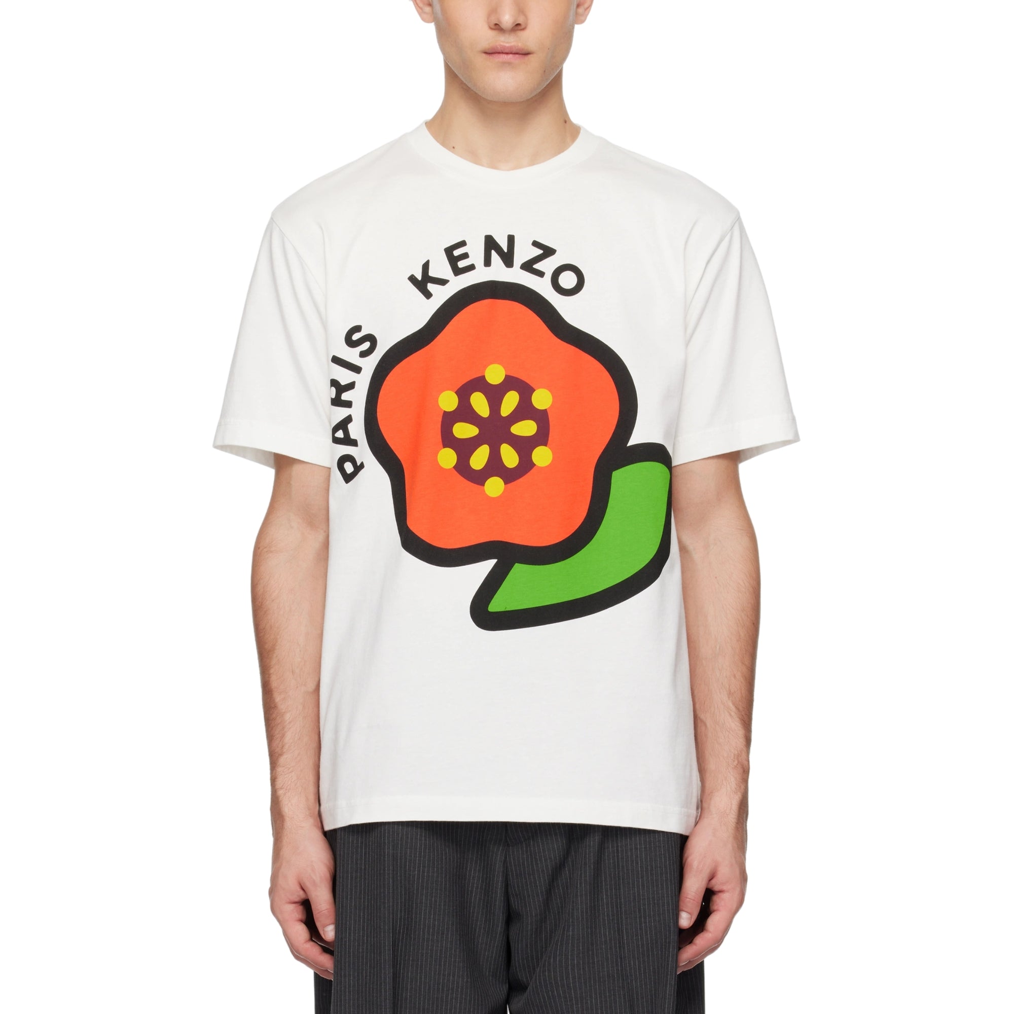 Kenzo T-Shirt Boke Flower White-AL Capone Premium