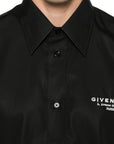 Givenchy Shirt Long Sleeve Logo Black