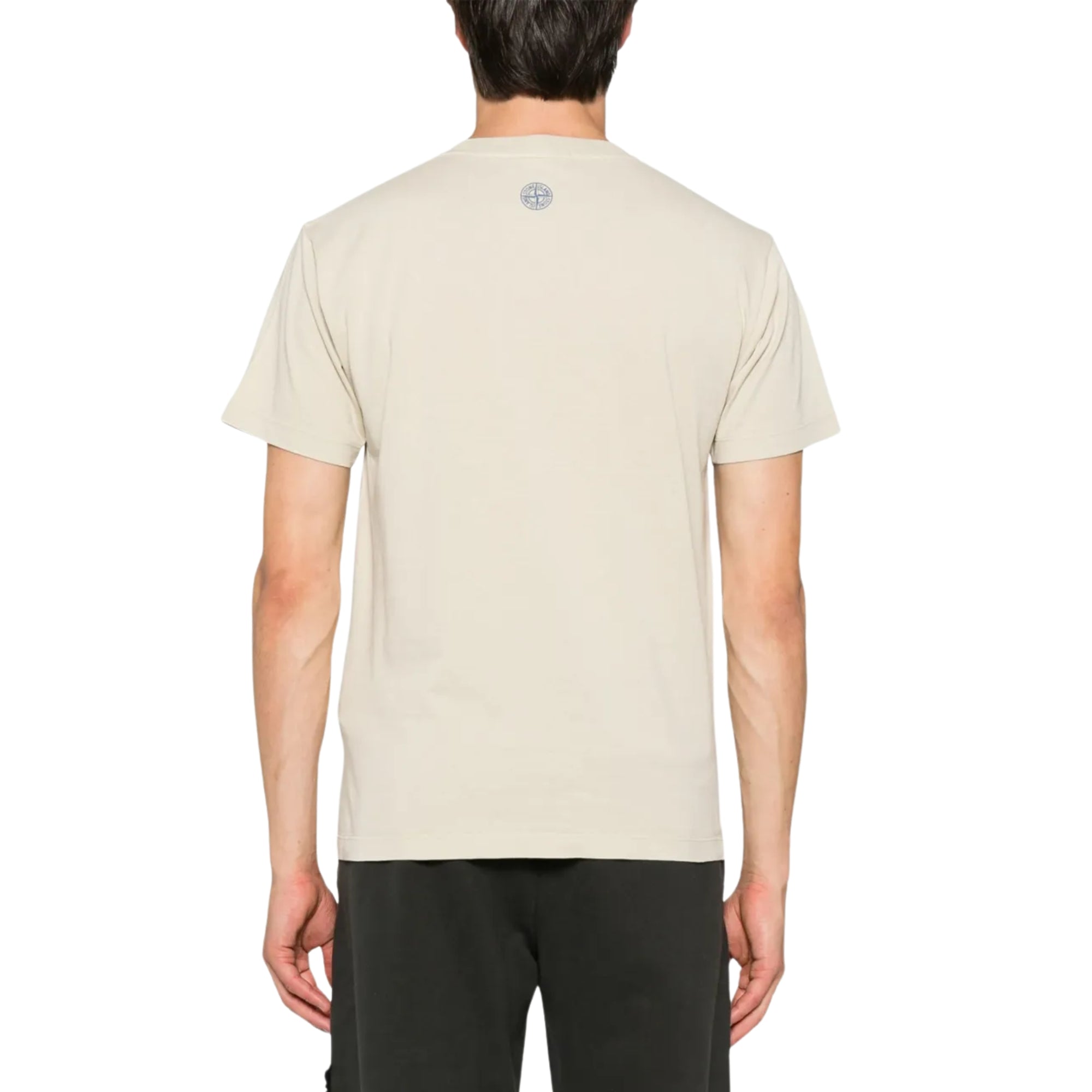 Stone Island T-Shirt Logo Cream-AL Capone Premium