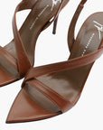 Giuseppe Zanotti Heels Zh12 Open Toe Strap Tan